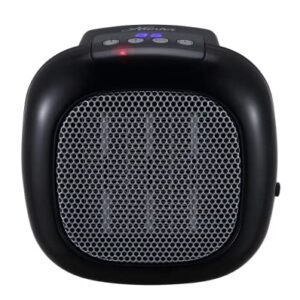 Hunter 750W Wall Mount Space Heater with Remote Control-12 Hour Timer, 1 Heat Setting, Black