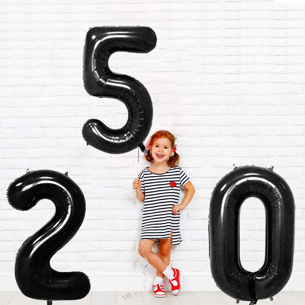 XLOOD Number 30 Balloons 32 inch Digital Balloon Alphabet 30 Birthday Balloons Digit 30 Helium Balloons Big Balloons for Birthday Party Supplies Wedding Bachelorette Bridal Shower, Black Number 30th