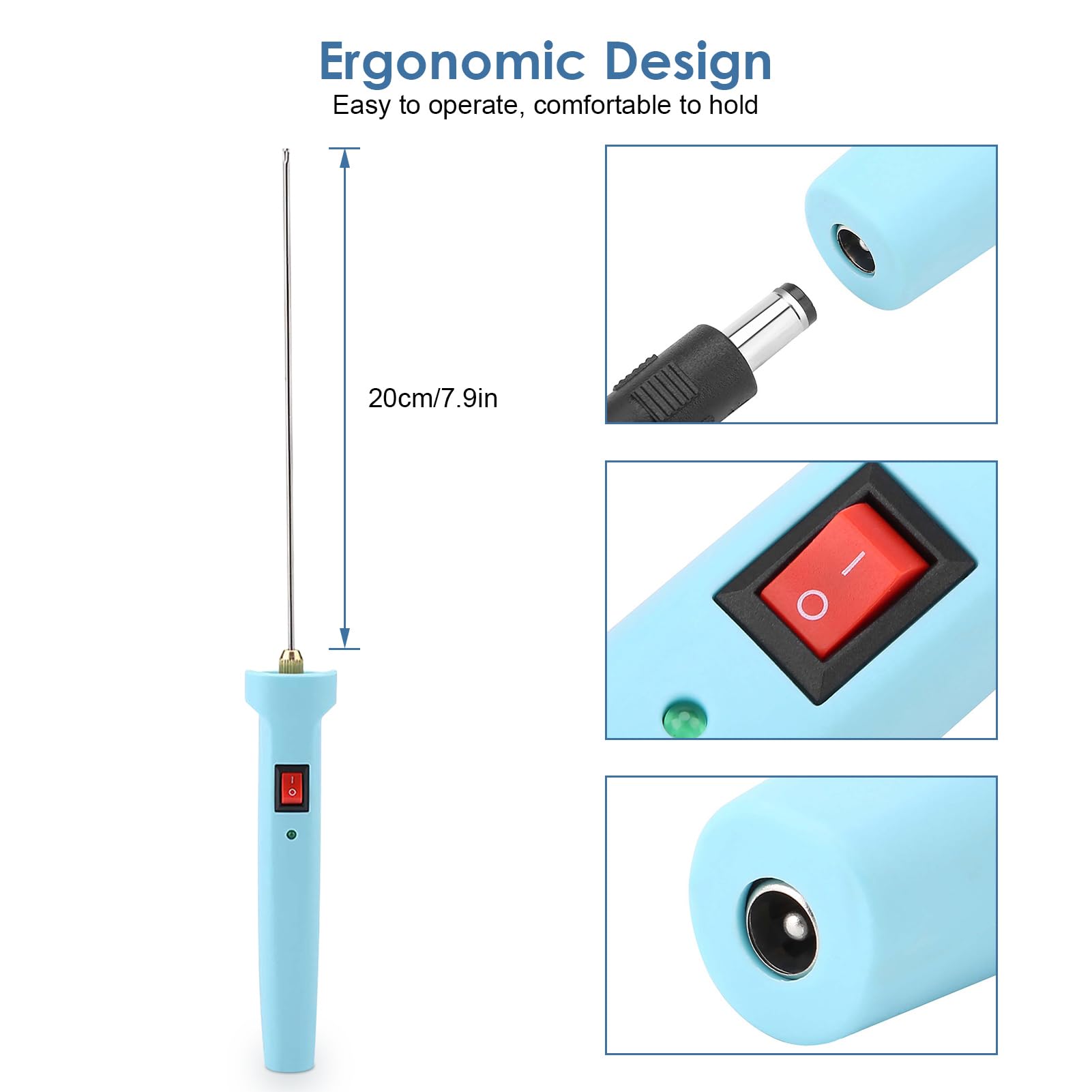 Hot Wire Cutter Pen, Foam Cutting Tools 24W Electric Hot Wire Cutter Foam Cutting Pen, Foam Polystyrene Heat Cutting Engraving Pen Foam Cutter Machine