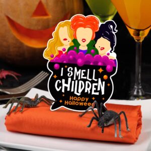 SICOHOME Halloween Party Invitations - 12pcs 5"x7" Halloween Birthday Invitations with Envelopes for Kids Adult Baby Shower Halloween Greeting Cards Hocus Pocus Invitations Party Favors Supplies