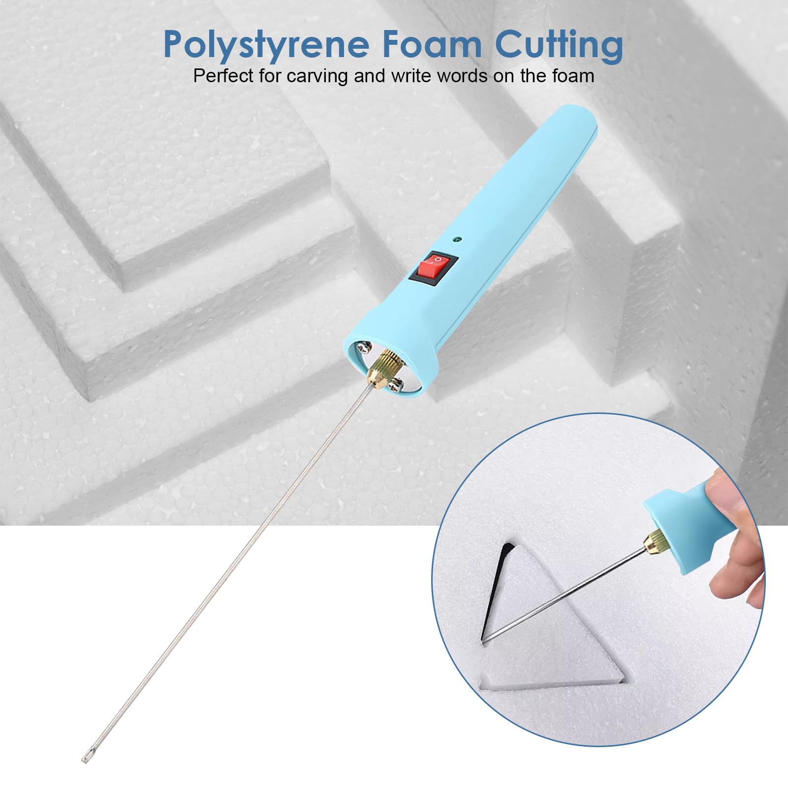 Hot Wire Cutter Pen, Foam Cutting Tools 24W Electric Hot Wire Cutter Foam Cutting Pen, Foam Polystyrene Heat Cutting Engraving Pen Foam Cutter Machine