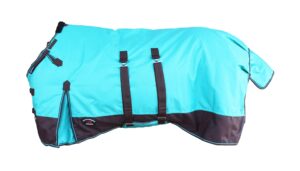 challenger 76" 1200d turnout waterproof rain horse sheet light winter blanket bellyband 371b