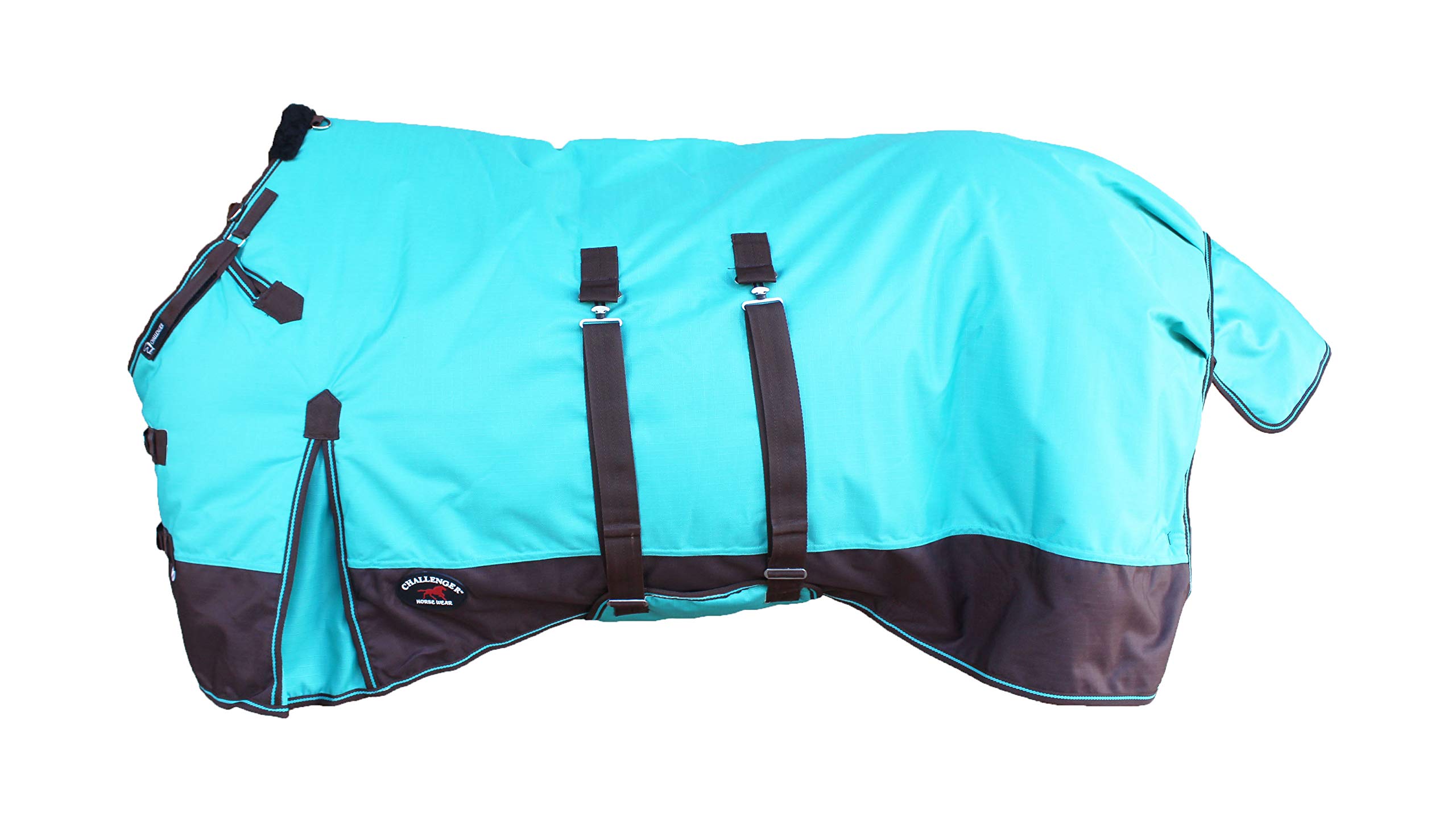 CHALLENGER 76" 1200D Turnout Waterproof Rain Horse Sheet Light Winter Blanket Bellyband 371B