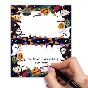 Halloween Table Place Cards - Halloween Party Food Tent Cards - Editable Fall Pumpkin Table Name Card for All Occasions - Autumn Themed Baby Shower, Bridal Shower Decorations(06)