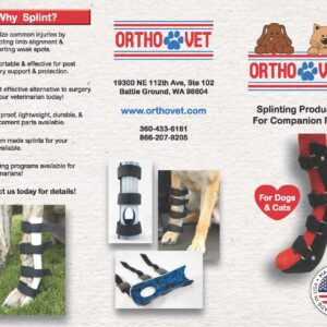 OrthoVet Standard Front Splint for Dogs and Cats with Arthritis or Injuries (XXS)