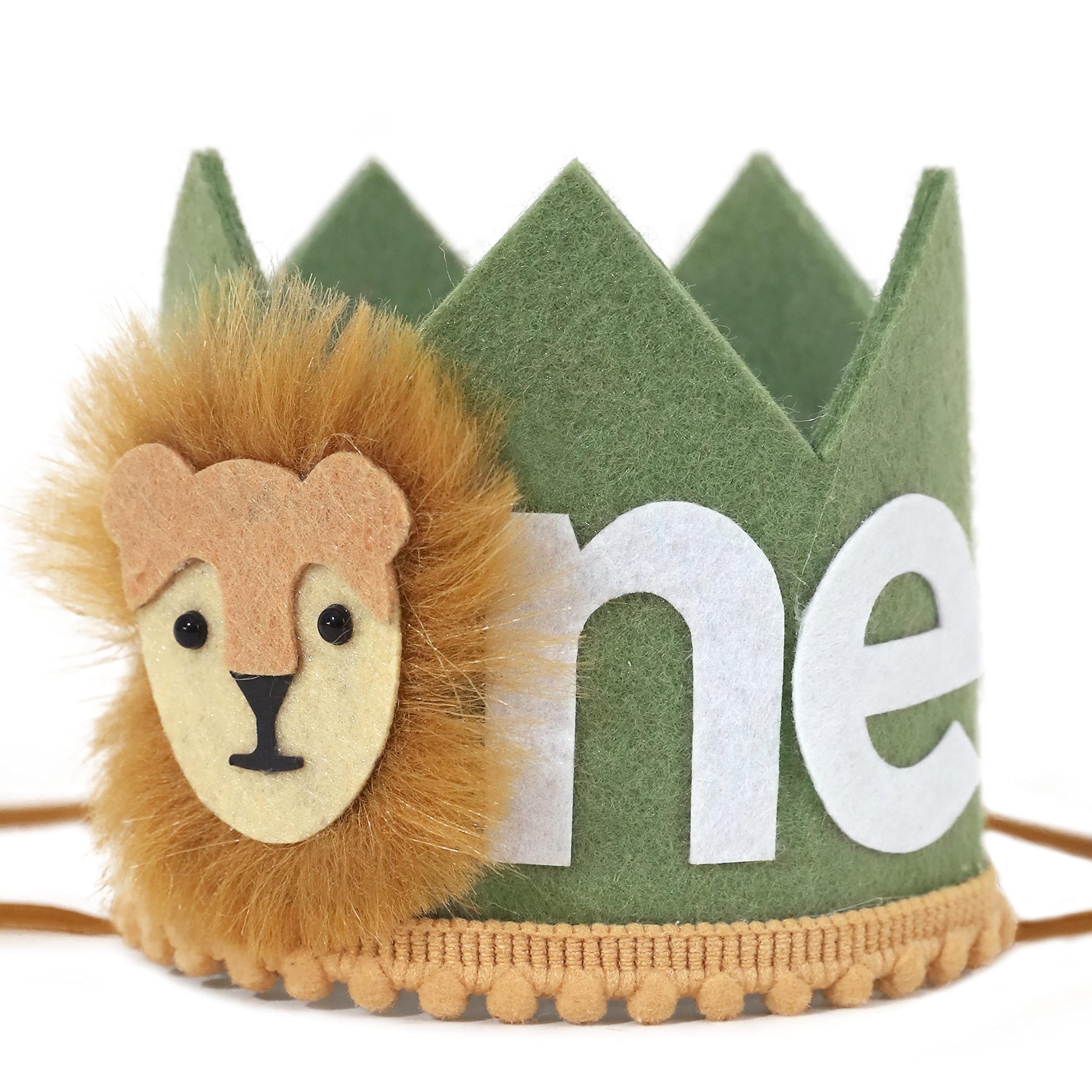 WAOUH Wild One Hat for Party Supplies - Green (Birthday Crown, Where The Wild Things Are Birthday, Children, Small, Hand Wash Only, Green)