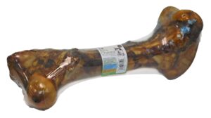 pet factory real chewz 15-18" mammoth bone dog chew treat, 100% all-natural - 1 count/1 pack