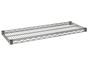 tarrison heavy duty stainless steel wire rack, polyseal finish, silver (14l x 36w)