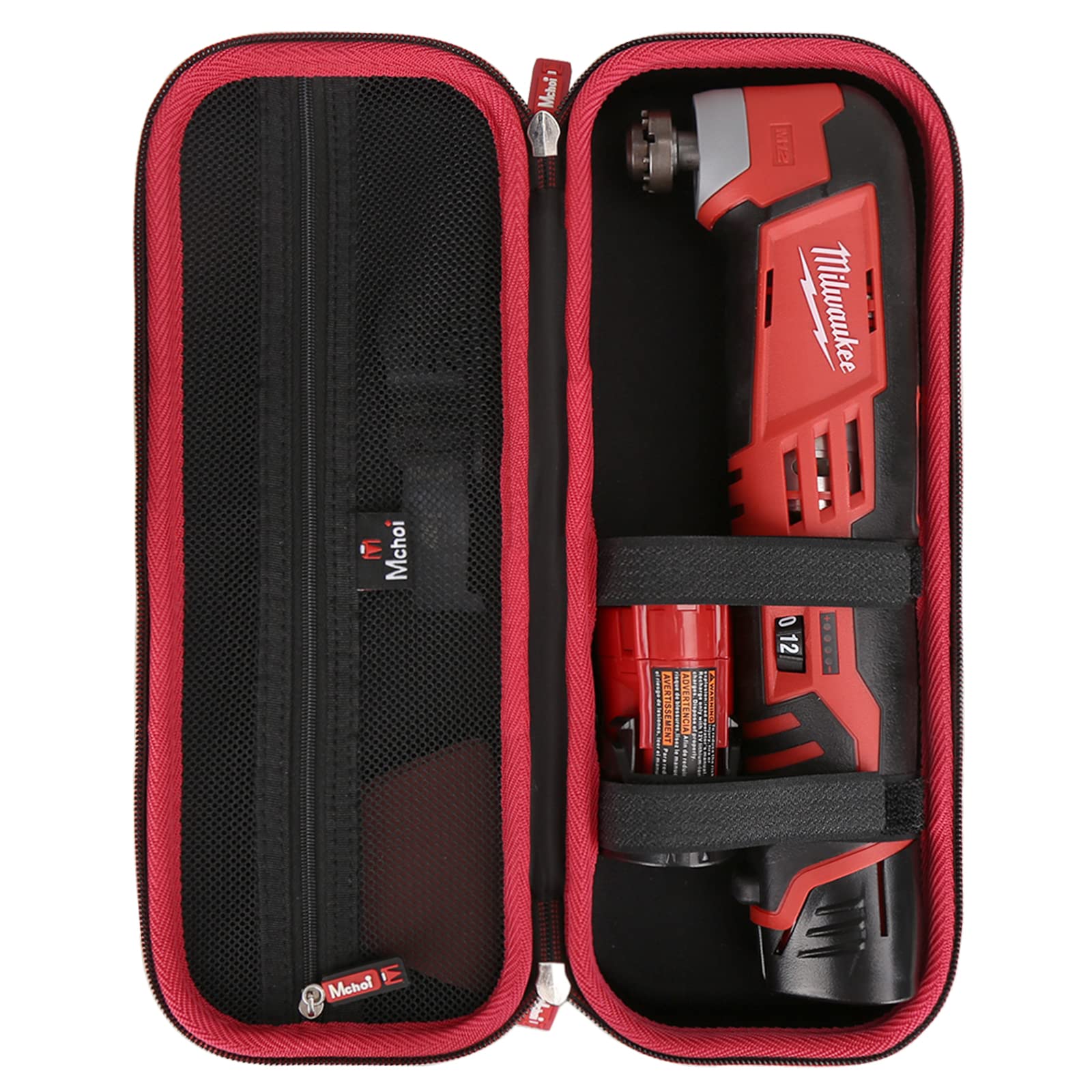 Mchoi Hard Portable Storage Case Fits for Milwaukee 2426-20 M12 12 Volt Redlithium Ion 20,000 OPM Variable Speed Cordless Multi Tool, Case Only