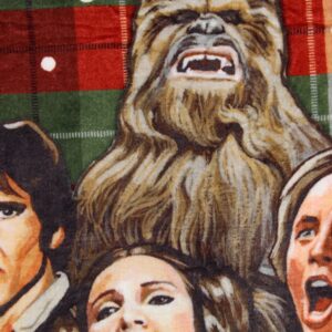 NORTHWEST Star Wars Holiday Chorus Carolers Plush Throw Blanket 46" x 60" (117cm x 152cm)