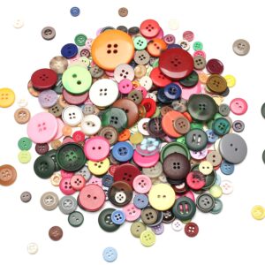 about 330 resin buttons of various specifications, handmade buttons, sewing diy handicraft buttons, hand-painted decorative buttons multicolor series