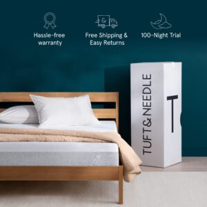 Tuft & Needle 2022 Original Firm Twin Size Adaptive Foam Mattress in a Box, Cooling Gel, Pressure Relief, Supportive, 100 Night Trial, Fiberglass Free, CertiPUR-US, 10-Year Limited Warranty