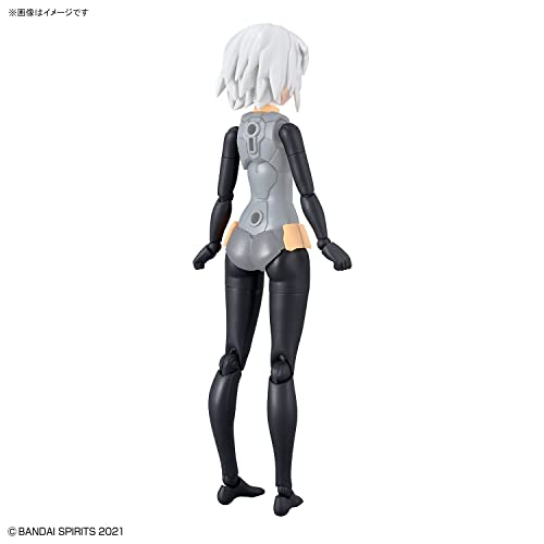 Bandai Hobby - 30 Minute Sisters - #12 Option Body Parts Arm Parts & Leg Parts [White/Black], Bandai Spirits 30 MS Model Kit