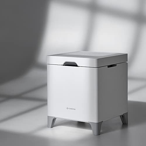 Carepod Cube X50 Stainless Steel Ultrasonic Hybrid Cool and Warm Mist Humidifier, Whisper-Quiet Easy Clean for Large Room 4.2 liters, Only 3 Washable Parts, Diswasher-safe, Auto Shut-off