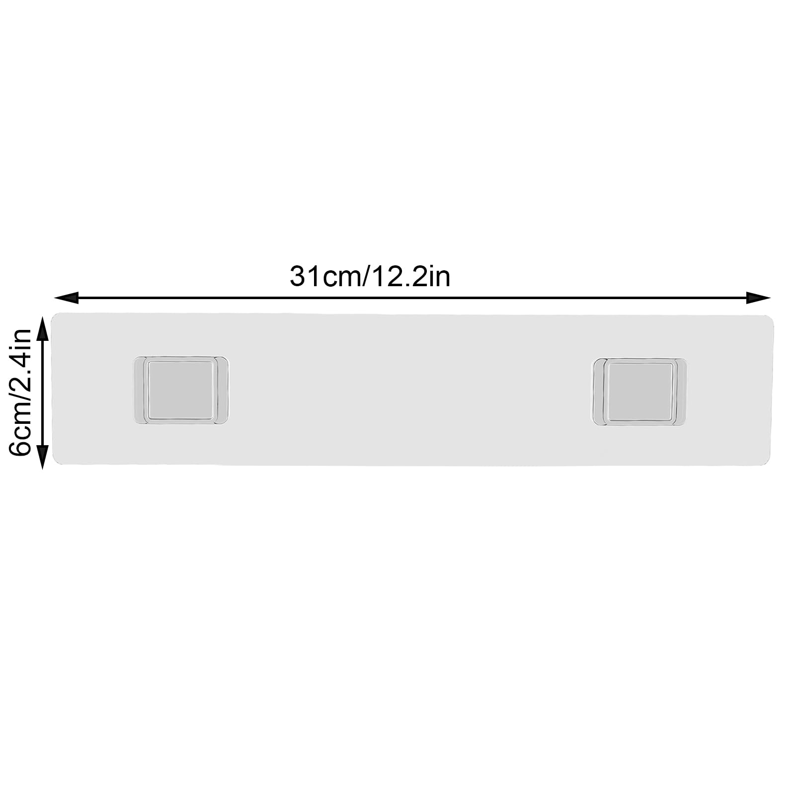 iHave Replacement Adhesive Strip for 4 Cups Toothbrush Holder Wall Mounted, 1 PCS