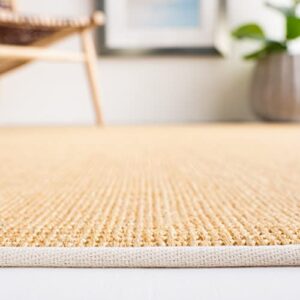 MARTHA STEWART x SAFAVIEH 3' x 5' Natural/White MSR9501H Sisal & Jute Area Rug