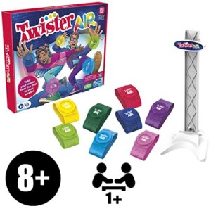 Hasbro Gaming Twister Air Game | AR App Play Game with Wrist and Ankle Bands | Links to Smart Devices | Active Party Games for Kids and Adults | Ages 8+ | for 1+ Players | F8158