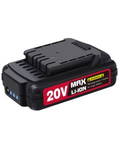 avid power 20v max 2.0 ah lithium ion rechargeable battery, only fit for specified 20v cordless tools (see below for specific tools adapted)