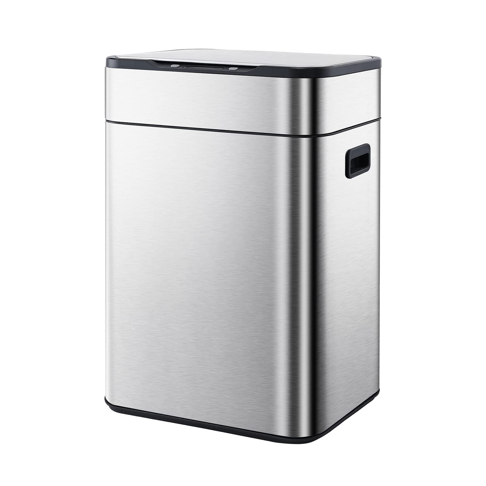 ELPHECO Stainless Steel Kitchen Trash Can 13 Gallon Motion Sensor Trash Can Without Inner Bucket, Large Capacity Automatic Kitchen Waste Bin with Lid