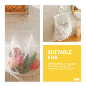 Toy Storage Toys 2Pcs Hanging Mesh Bags with Hook Multi-functional Mesh Clothespin Bags Mesh Storage Bag Mesh Laundry Hamper