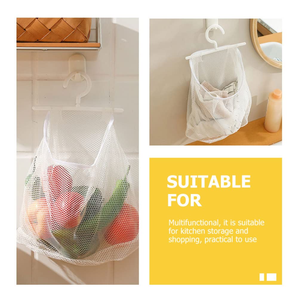 Toy Storage Toys 2Pcs Hanging Mesh Bags with Hook Multi-functional Mesh Clothespin Bags Mesh Storage Bag Mesh Laundry Hamper