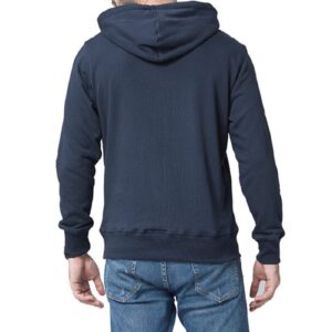 Maiyifu-GJ Men's Solid Athletic Hooded Sweatshirt Casual Long Sleeve Pullover Hoodie Comfy Sports Hoodies with Kanga Pocket (Dark Blue,Small)