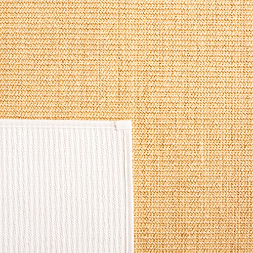 MARTHA STEWART x SAFAVIEH 3' x 5' Natural/White MSR9501H Sisal & Jute Area Rug