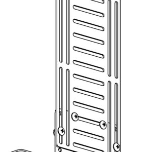 Logic Controls KB1700 Bump Bar Mount, 50/75/100mm VESA Compatible