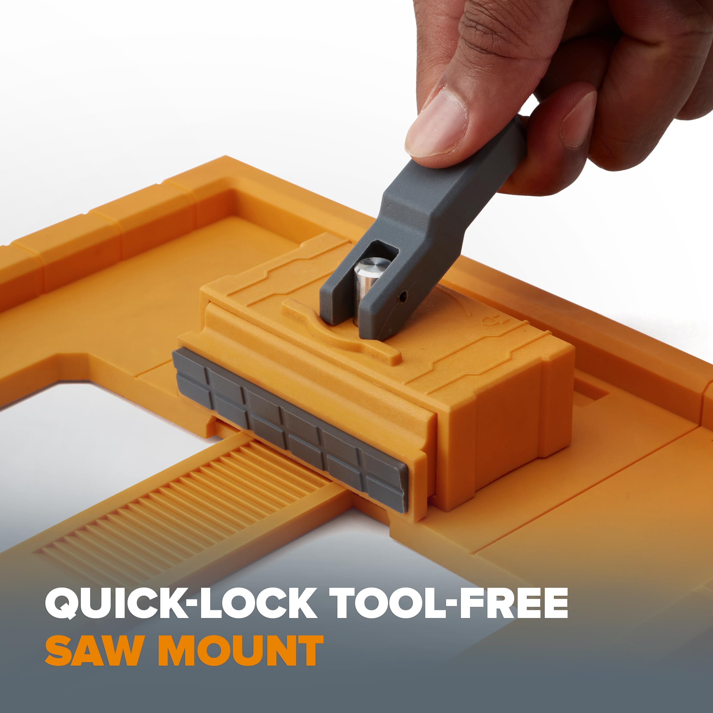 BORA NGX Saw Plate RT Circular Saw Guide, For Straight Cuts, designed for use with Bora NGX and WTX Clamp Edge System, Adjustable to fit most Circular Saws 546001