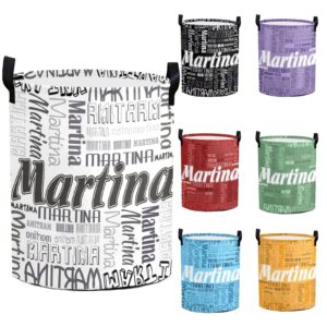 custom name large sized storage basket personalized name laundry basket waterproof coating organizer bin laundry hamper for nursery clothes toys