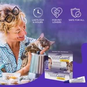 NasalGuard for Pet Lovers – Pet Hair & Dander Blocker Nasal Gel – Drug-Free, Safe for The Whole Family, Non-Irritating, Made in USA (Unscented, 3 Gram Tube)