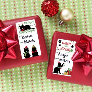 Cat Christmas Tags (Cat Gift Tags)