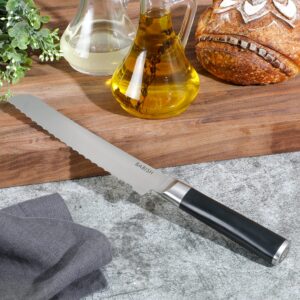 Babish High-Carbon 1.4116 German Steel Cutlery, 8 Inch Bread Kitchen Knife