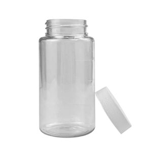 LUBEFLEX Oil Sampling Bottle - Made in USA - Pack of 6 Oil Analysis Sampling Clear Plastic Bottle 4 oz (120 ml) Capacity with 38-400 Cap Size - FDA Compliant and BPA Free …