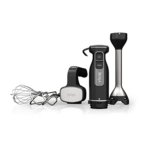 Ninja CI100C Foodi Power Mixer System Immersion Blender and HandMixer Combo, Black