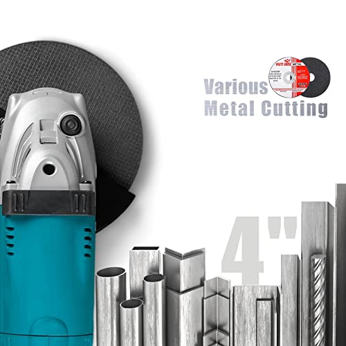 TRAMULL Ultra Thin Cut Off Wheel 4'' x .04'' x 5/8'' for Metal and Stainless Steel Cutting, Type 1, Angle Grinder Uses (12 PCS)