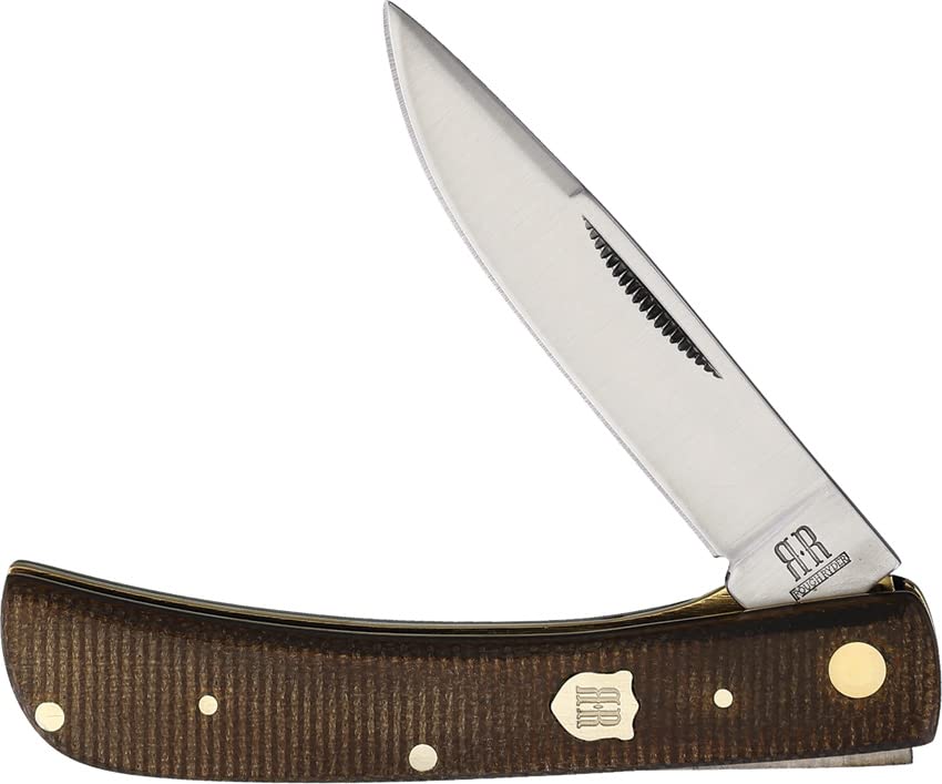 Rough Ryder Small Work Knife Brown Burlap RR2333