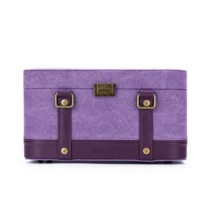 della q train case, plum, one size