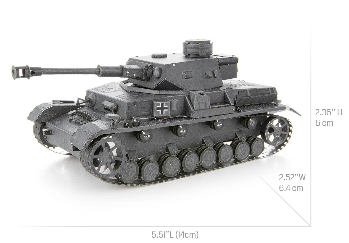 Metal Earth Premium Series Panzer IV Tank 3D Metal Model Kit Fascinations