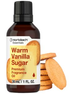 horbäach warm vanilla sugar fragrance oil | 1 fl oz (30 ml) | premium grade | for diffusers, candle and soap making, diy projects & more