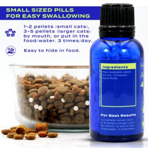 HealthyAnimals4Ever Bad Breath for Cats Pellets - Dissolvable - No Brushing - for Clean Teeth, Plaque & Tartar Control - All-Natural, Non-GMO, Organic - Preservative & Chemical Free - 300 ct