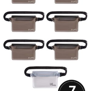 Waterproof Bachelorette Party Fanny Pack Set (7 Pack - Black) 1 “Wife of the Party” Bride Fanny Pack and 6 “The Party” Bachelorette Fanny Packs | Bachelorette Party Favors I Bachelorette Gifts