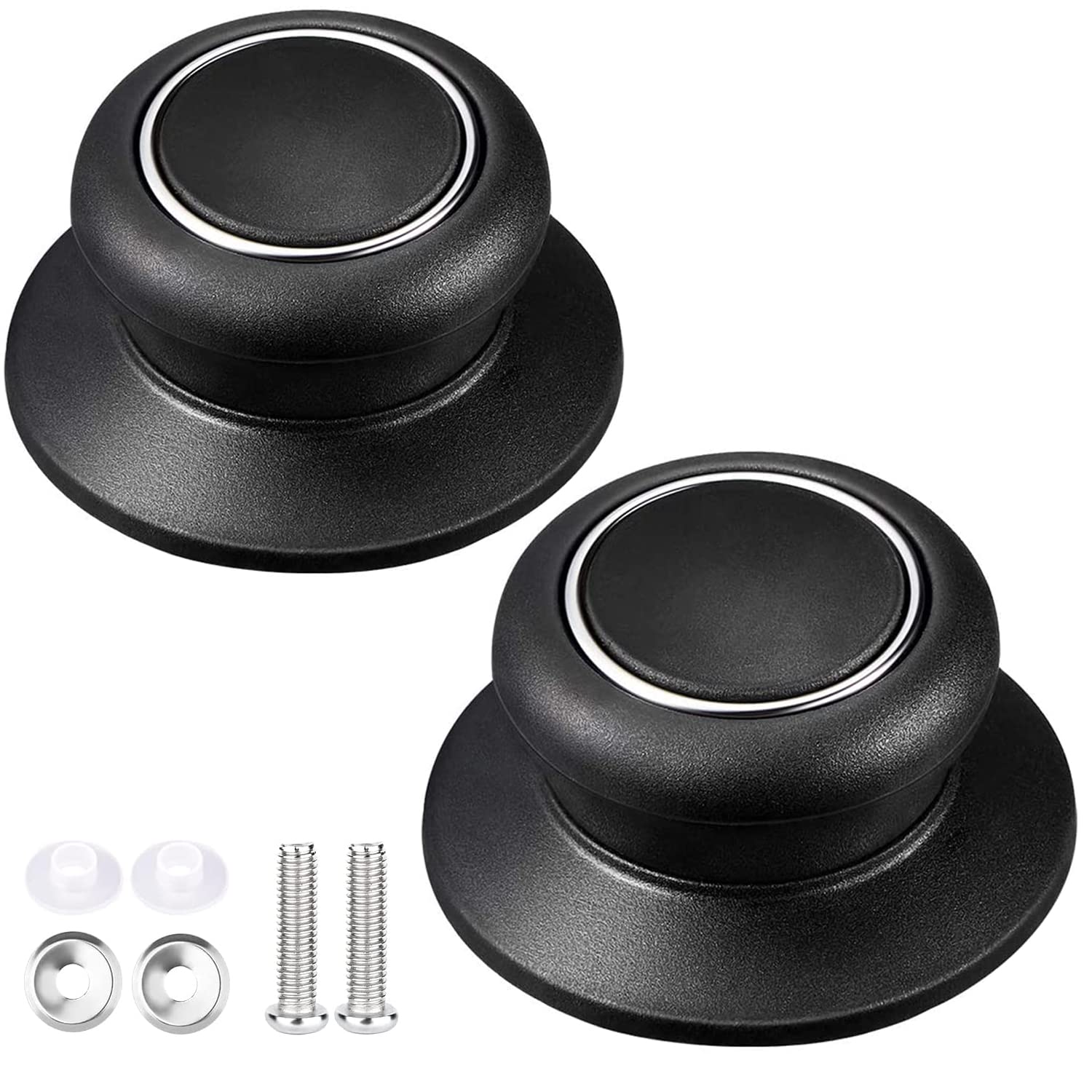 2 Set Pot Lid Replacement Knob Pan Lid Holding Handle for rival Crockpot Replacement Parts Lid Universal Kitchen Cookware Lid Replacement Knob