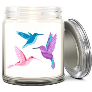 1OAK Lavender Scented Candles - Hummingbird Gifts for Women - Hummingbird Candle - Made in USA