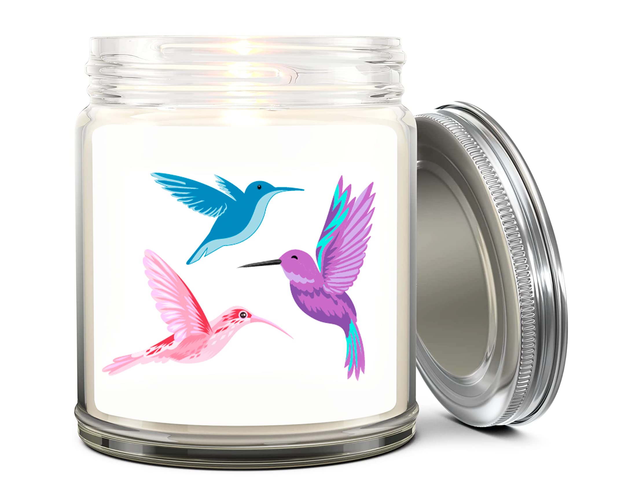 1OAK Lavender Scented Candles - Hummingbird Gifts for Women - Hummingbird Candle - Made in USA