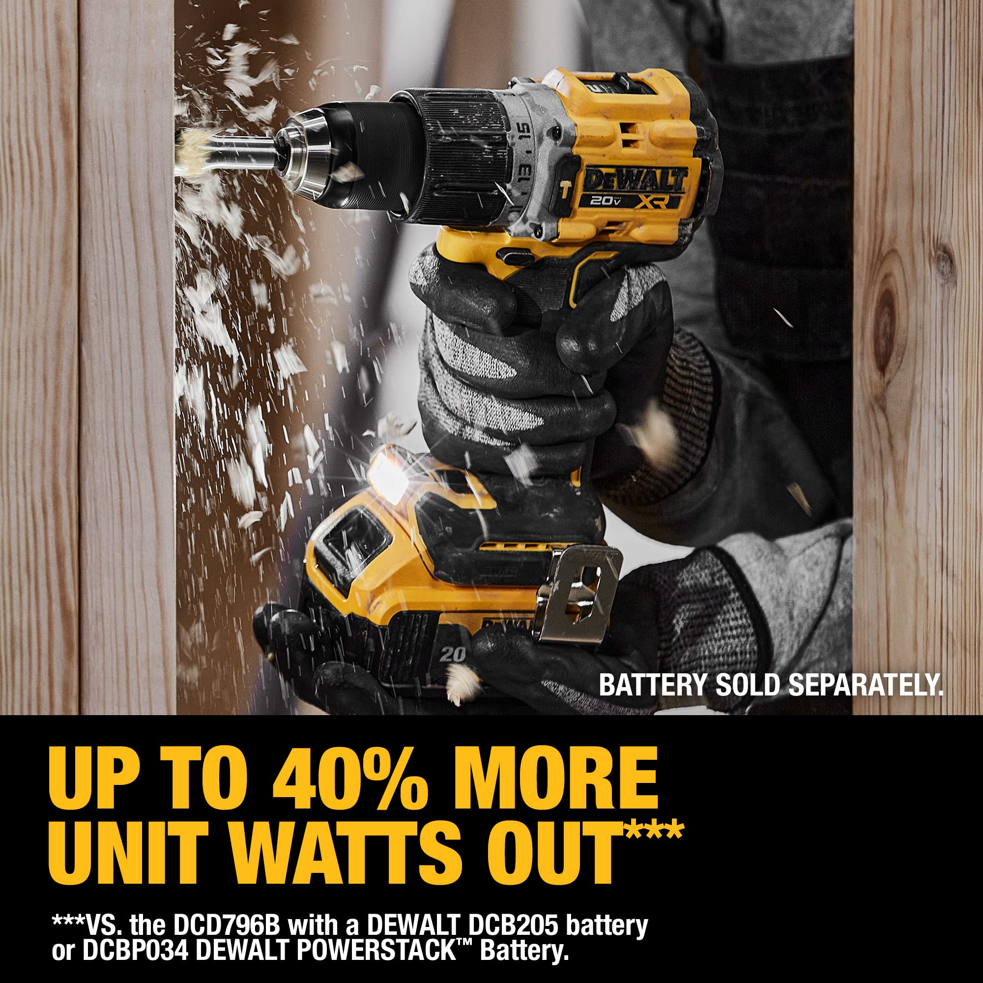 Dewalt DCD805BR 20V MAX XR Brushless Lithium-Ion 1/2 in. Cordless Hammer Drill Driver (Tool Only) (Renewed)