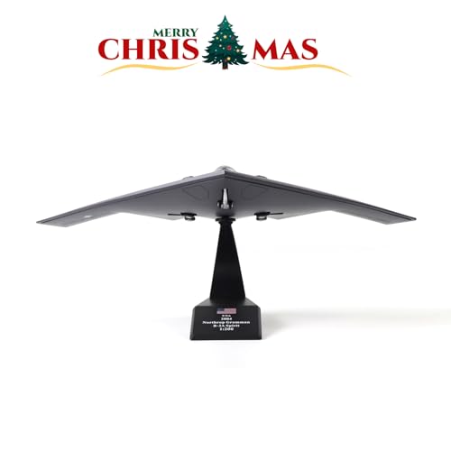 NUOTIE B-2A Spirit 1/200 Metal Bomber Model Kits with Stand Stealth and Strategic Bomber Diecast Alloy Airplane Model Pre-Build Military Aircraft Collection(USAF Spirit of Missouri)