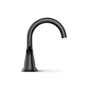 Kohler 27388-4-BL SIMPLICE® Centerset bathroom sink faucet, 1.2 GPM, Matte Black