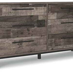 Signature Design by Ashley Neilsville 6 Drawer Dresser, Dark Brown