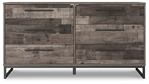 Signature Design by Ashley Neilsville 6 Drawer Dresser, Dark Brown